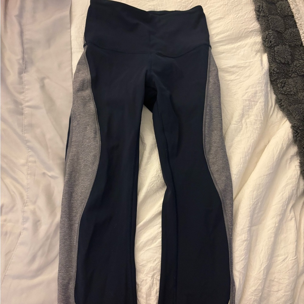 lululemon athletica Navy and Gray Leggings
